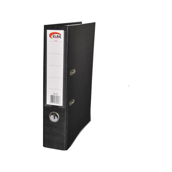 Elba Klasör Plastik Lüx Geniş Siyah