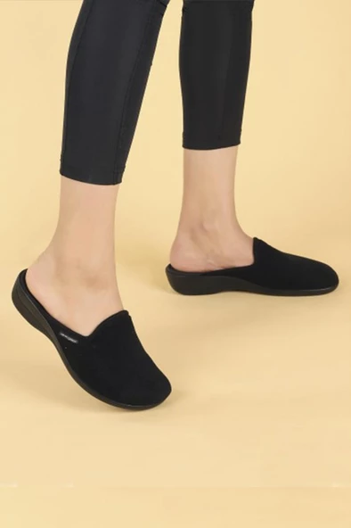 Ceyo Ramona-3 Kışlık Kadın Terlik Siyah 36-40 - Resim 3