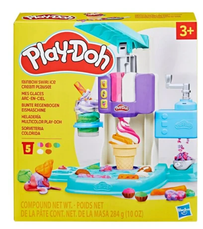 Play Doh Rainbow Swirl İce Cream Playset G0028 - 3