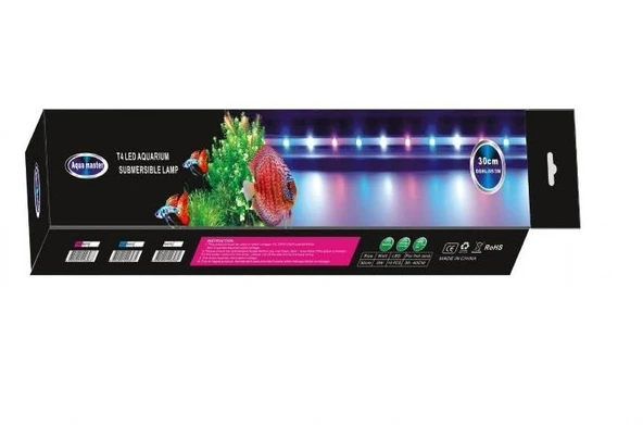 Aqua Master Su İçi Led Lamba 30 cm Beyaz+Pembe ürün görseli