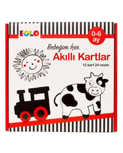 0 6 Ay Bebeğim İçin Akıllı Kartlar Eolo Yayınları - 1
