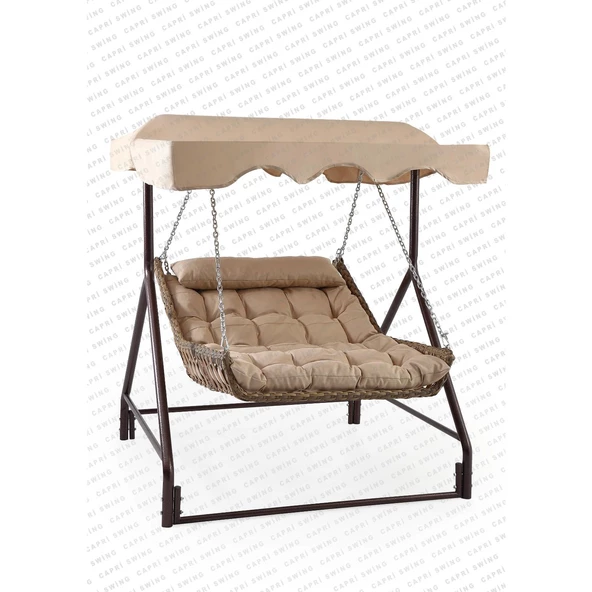 Capri Swing Capri Bed Rattan Bahçe Salıncağı | Balkon Salıncağı - 2
