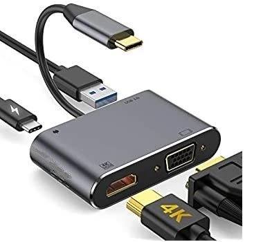 Daytona FC02 4in1 USBC =>HUBPD,HDMI+VGA+USB - Resim 2