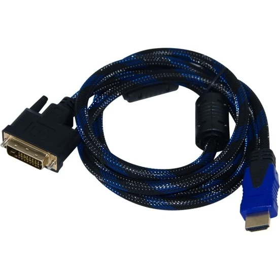 QPORT Q-HDV 1,8m DVI 24+1ERKEK=-- HDMI ERKEK ÇEVİRİC - Resim 3