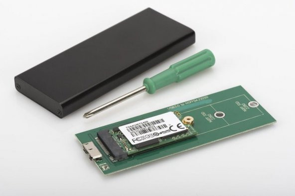 DIGITUS DA-71111 M.2 SATA SSD HDD KUTU,USB3.0,ALÜM ALÜMİNYUM - 2