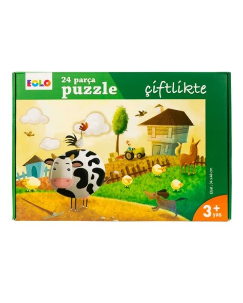 Eolo 24 Parça Yer Puzzle Çiftlikte