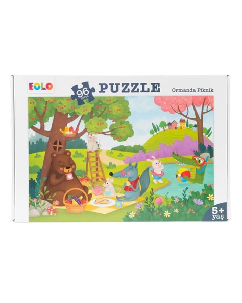 Eolo 96 Parça Puzzle Ormanda Piknik