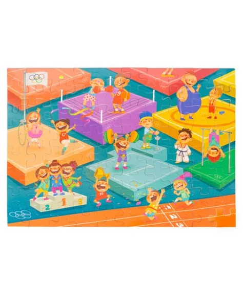 80 Parça Yer Puzzle Olimpiyatlar - 4