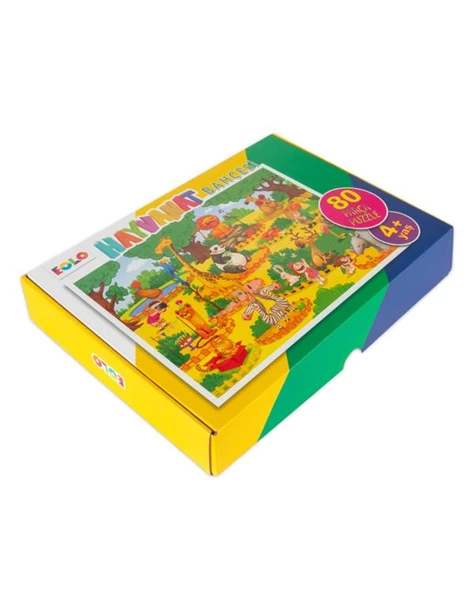 Eolo Hayvanat Bahçesi Puzzle 80 Parça - 2