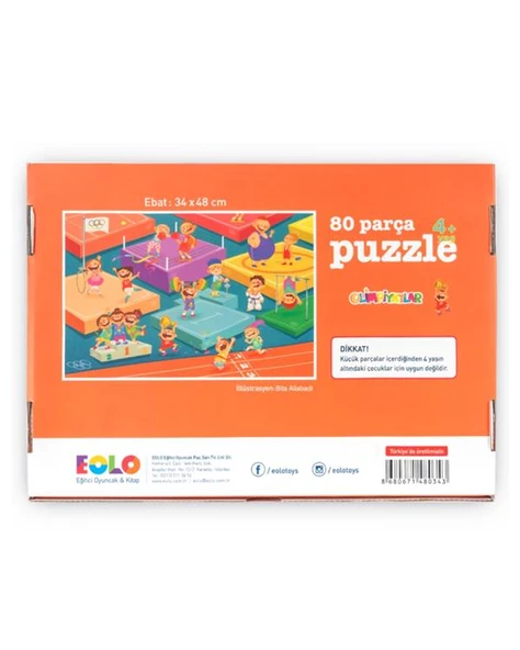 80 Parça Yer Puzzle Olimpiyatlar - 2