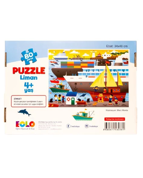 Eolo Liman Puzzle 80 Parça - 2