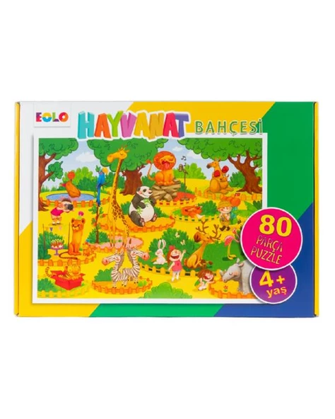 Eolo Hayvanat Bahçesi Puzzle 80 Parça