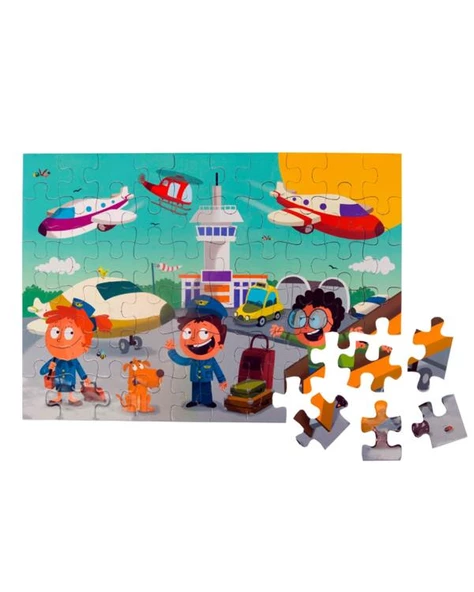 Eolo Havaalanı Puzzle 60 Parça - 3