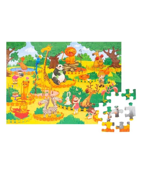 Eolo Hayvanat Bahçesi Puzzle 80 Parça - 3