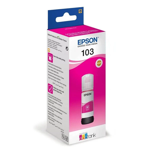 Epson 103 Kırmızı Mürekkep Kartuşu L3110/L3150/L3111/L3151 (C13T00S34A)
