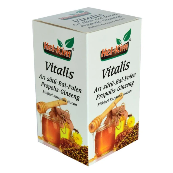 Hel-Kim Vitalis Arı Sütü Bal Polen Propolis Ginseng Macunu 780Gr - 4
