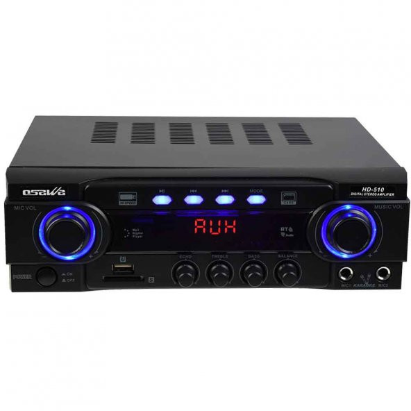 Osawa HD-510 100 Watt Stereo İş Yeri ve Ev Anfisi 12 Volt220 Watt - 2