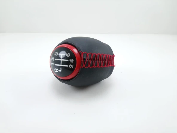 Renault Kangoo Vites Topuzu Deri Kırmızı Kapak - 2