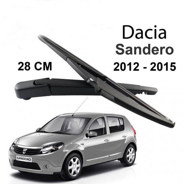 Dacia Sandero Arka Silecek Arka Silecek Kolu Süpürgesi Takım