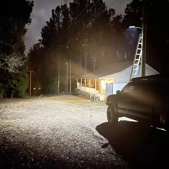 HyMark 249 LED Güneş Enerjili 3 Modlu Şarjlı Kumandalı Solar Aydınlatma Lamba - 6