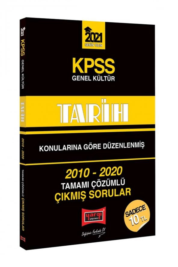 2021 Kpss Tarih Konularına Göre Düzenlenmiş Tamamı Çözümlü Çıkmış Sorular Yargı Yayınları