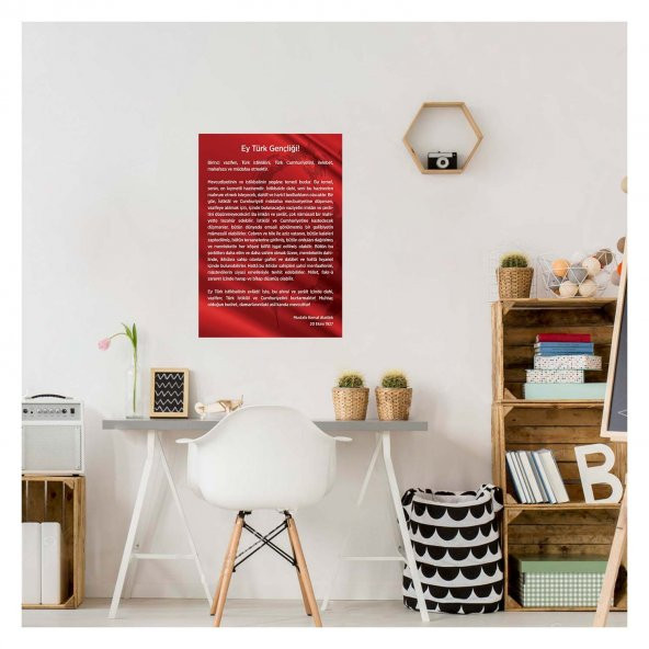 Gençliğe Hitabe-2 50x70 cm Duvar Sticker