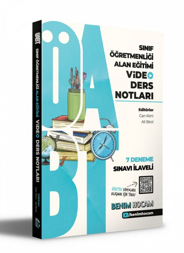 2021 Öabt Sınıf Öğretmenliği Alan Eğitimi Video Ders Notları - 7 Deneme Sınavı İlaveli Benim Hocam Yayınları
