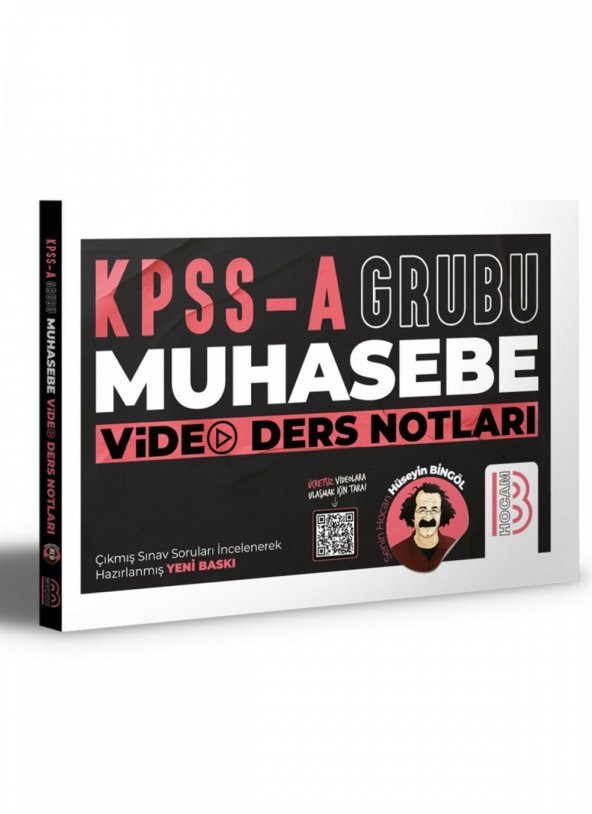 Kpss A Muhasebe Video Ders Notları Benim Hocam Yayınları
