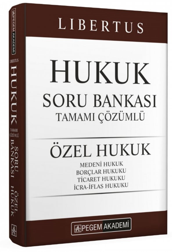 2021 Kpss A Grubu Libertus Özel Hukuk Tamamı Çözümlü Soru Bankası Pegem Akademi Yayıncılık
