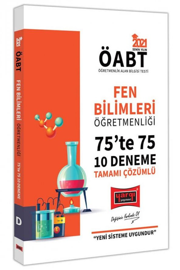 2021 Öabt Fen Bilimleri Öğretmenliği 75 ’te 75 Tamamı Çözümlü 10 Deneme Sınavı Yargı Yayınları