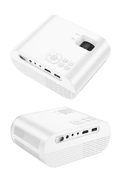 Wifi DT1 BT 5.0 Özellikli 720P Kablosuz Taşınabilir Projeksiyon Cihazı - 2