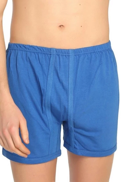 12 Adet Mevsim Erkek Renkli Penye Arjantin Paçalı Külot 34504 - Resim 4