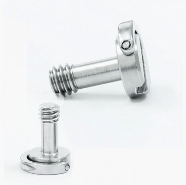 Tripod, Quick Release Plate içi 1/4 İnç Uzun Şaftlı Tripod Vidas - 5