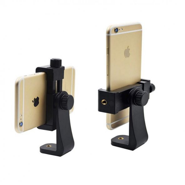 Tripod, Monopod Vb. 1/4 İnç Sabitleyiciler için Telefon Tutucu - 8
