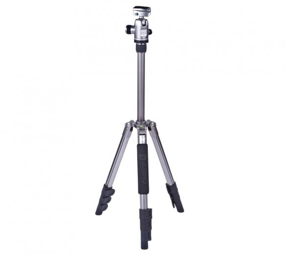 JUSINO X-423S Tripod + BS-08Q Tripod Kafası Silver (Gümüş)