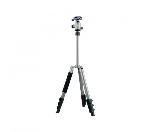 JUSINO X-423S Tripod + BS-08Q Tripod Kafası Silver (Gümüş) - 2