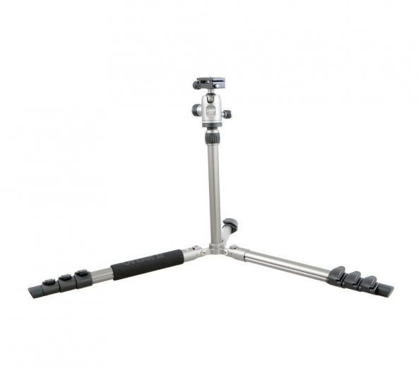 JUSINO X-423S Tripod + BS-08Q Tripod Kafası Silver (Gümüş) - 4