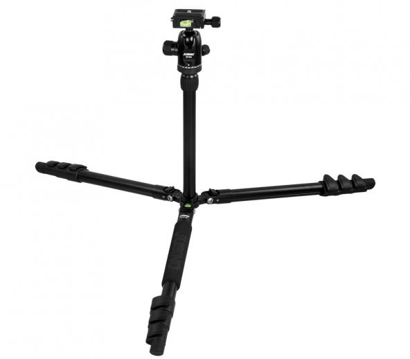 JUSINO X-423S Tripod + BS-08Q Tripod Kafası Siyah - 3