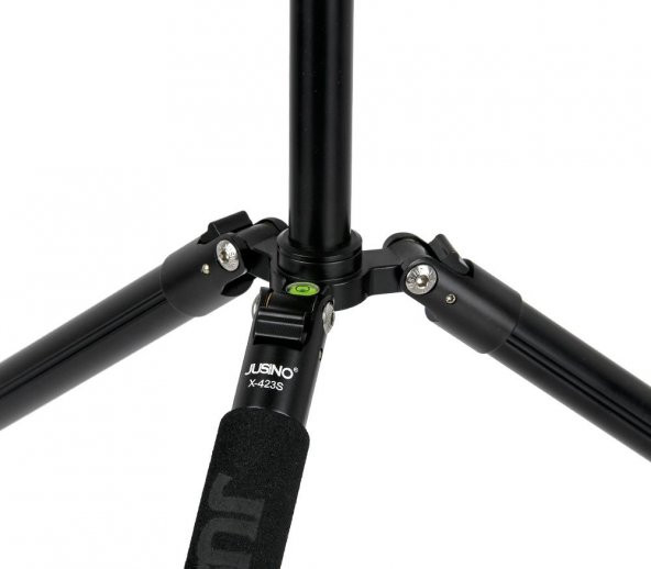 JUSINO X-423S Tripod + BS-08Q Tripod Kafası Siyah - 5