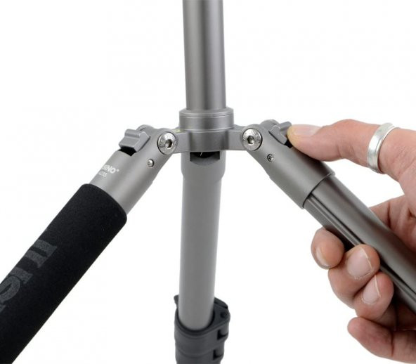 JUSINO X-423S Tripod + BS-08Q Tripod Kafası Silver (Gümüş) - 8