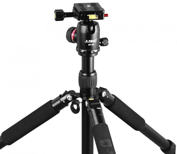 JUSINO TK-254 Profesyonel Tripod + BT-02 Tripod Kafası - 5