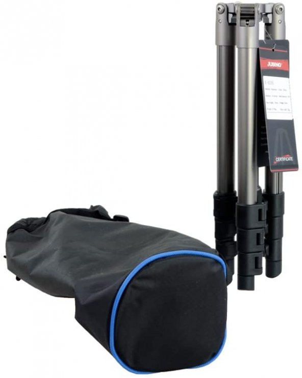 JUSINO X-423S Tripod + BS-08Q Tripod Kafası Silver (Gümüş) - 9