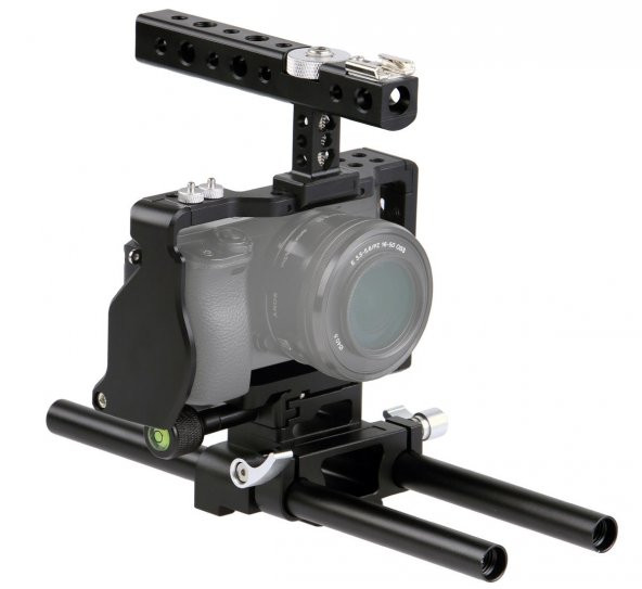 Sony A6000, A6300, A6500 İçin Ayex C6 Camera Cage, Kamera Kafesi - 2