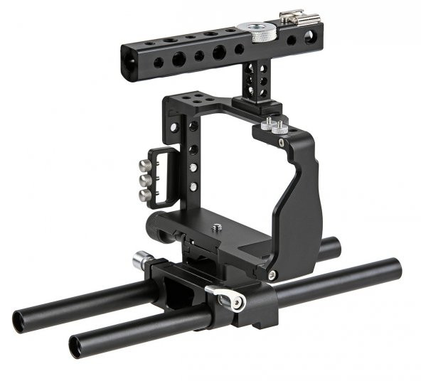 Sony A6000, A6300, A6500 İçin Ayex C6 Camera Cage, Kamera Kafesi - 5