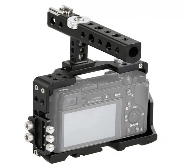 Sony A6000, A6300, A6500 İçin Ayex C6 Camera Cage, Kamera Kafesi - 6