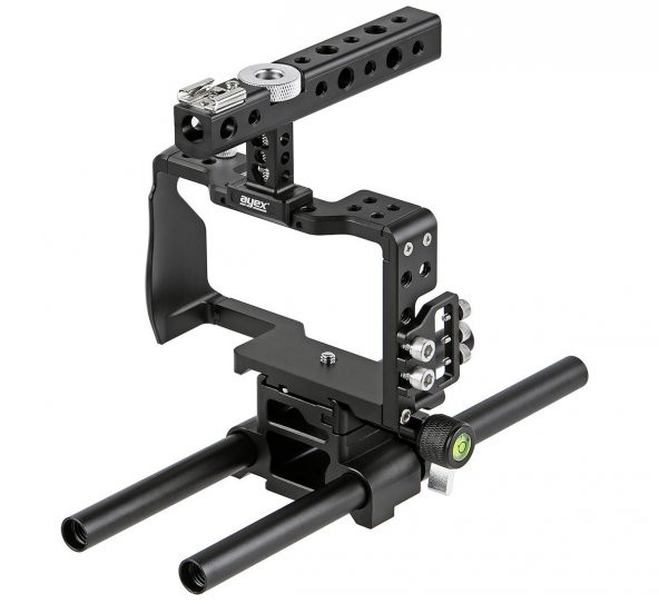 Sony A6000, A6300, A6500 İçin Ayex C6 Camera Cage, Kamera Kafesi - 9