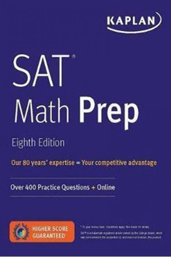 SAT Math Prep : Over 400 Practice Questions + Online 8e