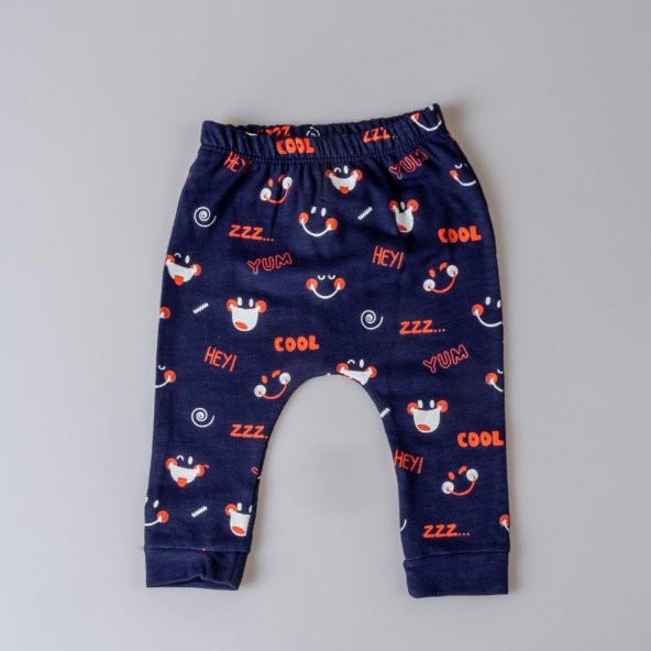 Kız Erkek Bebek 3-12 Ay Gülücük Emoji Desenli 2li Takım - 6
