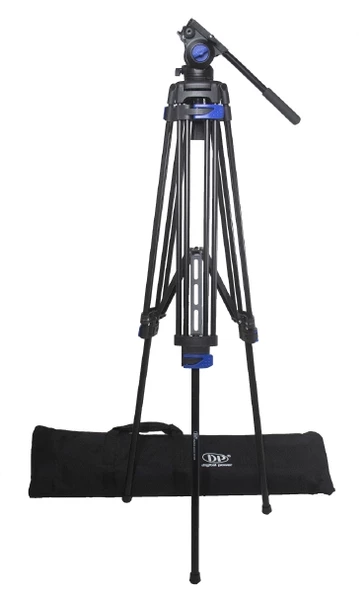 DP 888 Professional Video Kamera Tripod 180M Hidrolik Kafa