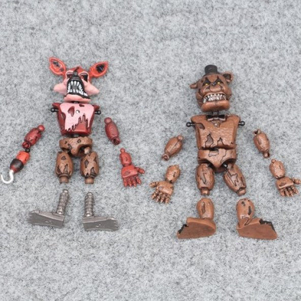 msy ES17052 Fnaf Five Nights At Freddys 6 Figür Bir Arada - 3